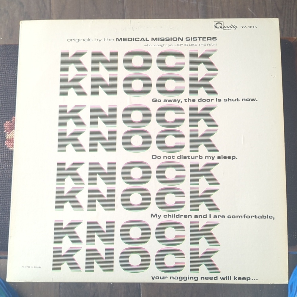 LP Record "Knock Knock" By The Medical Mission Sisters